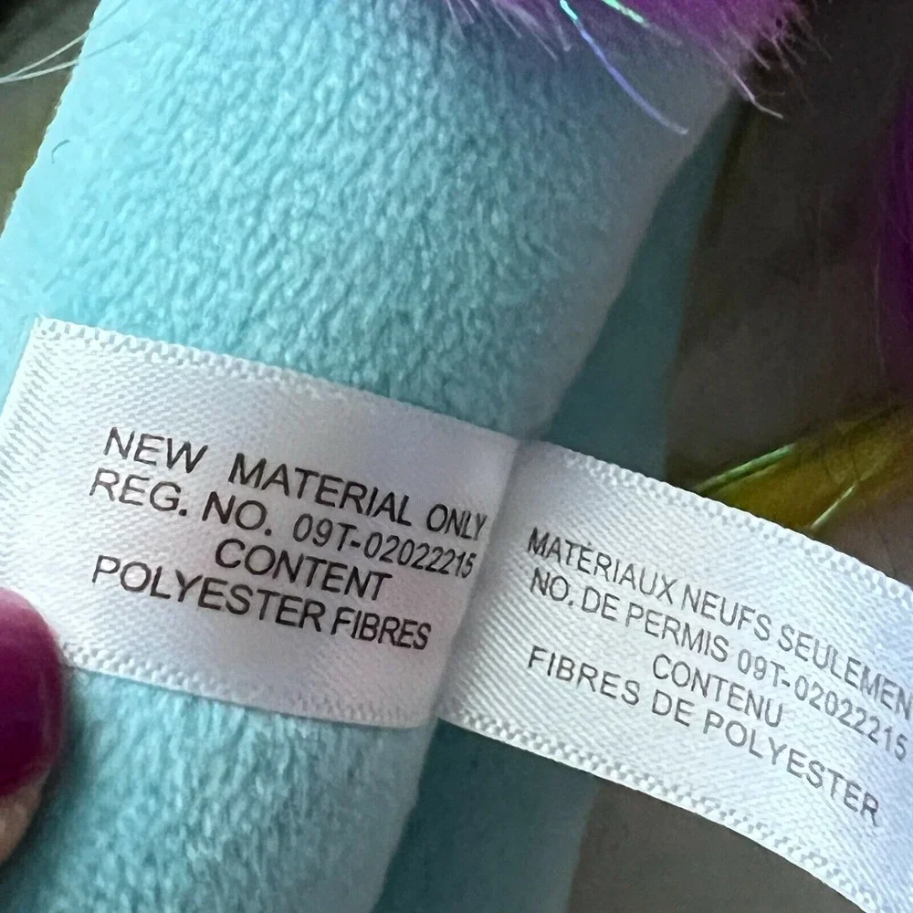 Ty My Little Pony Sparkle Rainbow‎ Dash Plush Multicolor Soft Stuffed Animal